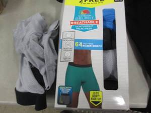 lot 86 image: 6 pk Mens XL Boxer Briefs...