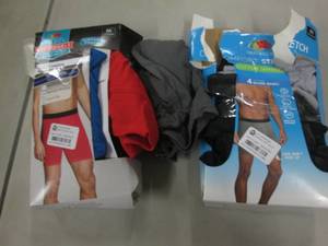lot 126 image: 2- 4pk Mens Medium Boxer Briefs...