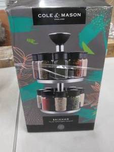 lot 148 image: 16 Jar Herb & Spice Carousel open b...