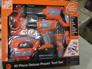 lot 174 image: Deluxe Power Tool Set from Home Dep...