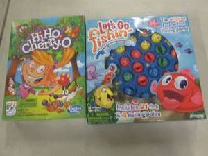 lot 184 image: Hi Ho Cherry-O, Lets Go Fishing...
