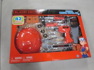 lot 189 image: Black & Decker Junior Mega Tool Set...