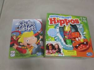 lot 209 image: Hungry Hungry Hippos,Chutes & Ladde...