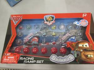 lot 222 image: Cars Squinkies Racing Ramp Set...