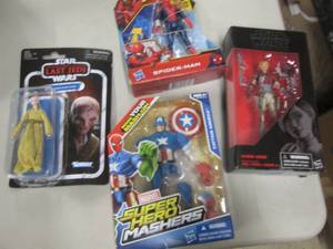 lot 233 image: 4 Action Figures...