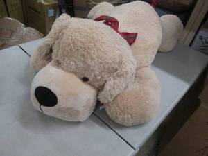 lot 242 image: Giant Plush Dog...