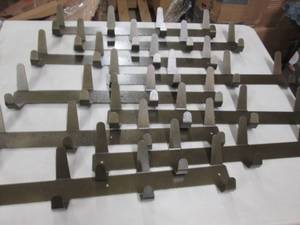 lot 258 image: 10 Metal 4 Place Wall Hooks...