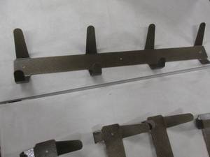 lot 261 image: 10 Metal 4 Place Wall Hooks...