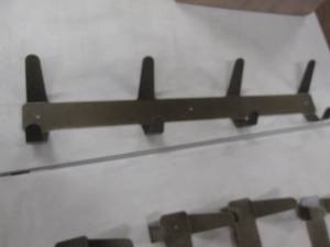lot 262 image: 10 Metal 4 Place Wall Hooks...