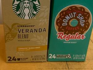 Starbucks and Donut Shop K-Cups
