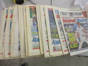 lot 8 image: Lot of Baseball Weeklys...