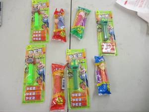 lot 51 image: 8 Pez Dispenser new in box...