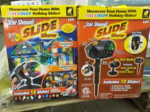 lot 78 image: 2 Star Shower LED Slide Show...