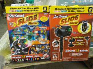 lot 80 image: 2 Star Shower LED Slide Show...