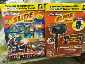lot 83 image: 2 Star Shower LED Slide Show...