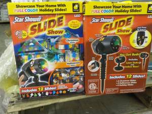 lot 85 image: 2 Star Shower LED Slide Show...