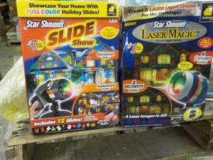 lot 86 image: 1 each Star Shower LED Slide Show a...