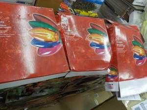 lot 109 image: 3 sets of Home Accents Holiday 25 C...