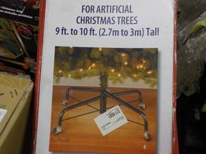 lot 111 image: Folding Tree Stand with Locking Whe...