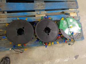 lot 128 image: Lot of 3 - 150 LED C6 Lights...