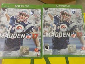 lot 138 image: Xbox One Madden Games and Twins But...