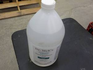 lot 153 image: 1 Gallon Dr McKs Hand Sanitizer Ge...