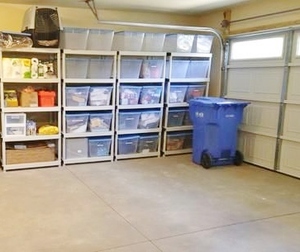 MSRP $250 LOT OF 4 HEAVY DUTY &amp RUGGED 5 Ventilated ShelvesTiers Storage Freestanding&nbspShelving Units For Organizing The Shop Basement Garage Kids Playroom Laundry Room &amp More -&nbspWeight Capacity 200 lbs. PER SHELF- Great Used Condition