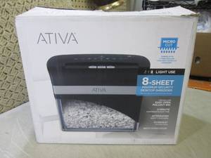 lot 13 image: (F-3) Ativa Micro Cut Desktop Paper...