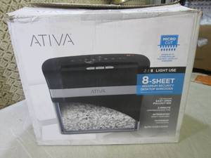 lot 14 image: (F-3) Ativa Micro Cut Desktop Paper...