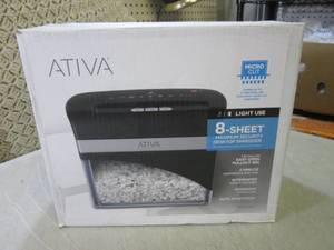 lot 16 image: (F-2) Ativa Micro Cut Desktop Paper...