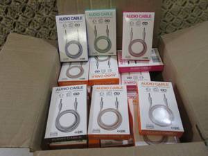 lot 66 image: (F-3) Box Full of Audio Cables...