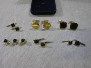 lot 128 image: (CNTR) Assorted Cufflinks...