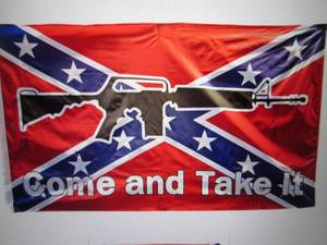 lot 162 image: (RMDR) 3 ft x 5 ft Come and Take It...