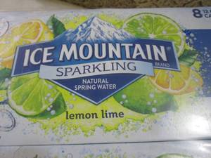 lot 190 image: (C-3) Case of 24 Cans Ice Mountain ...
