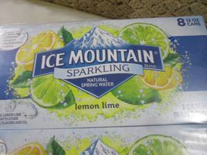 lot 191 image: (C-3) Case of 24 Cans Ice Mountain ...