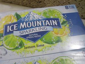 lot 192 image: (C-3) Case of 24 Cans Ice Mountain ...