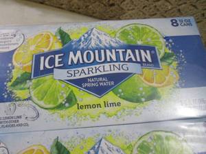 lot 193 image: (C-3) Case of 24 Cans Ice Mountain ...