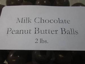 lot 206 image: (B-1) 4 Pounds Milk Chocolate Peanu...