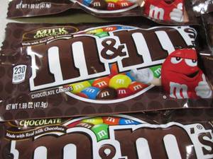 lot 221 image: (B-1) 12 Bags of M&Ms Past Date...