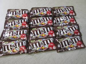 lot 222 image: (B-1) 12 Bags of M&Ms Past Date...