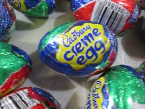 lot 229 image: (B-1) 24 Cadbury Creme Eggs ...