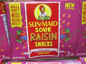 lot 242 image: (B-1) 8 Boxes of Sun-Maid Sour Rais...