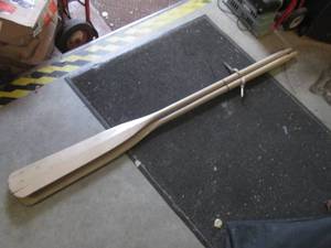 lot 298 image: (RMBC) Pair of Vintage Wood Row Boa...