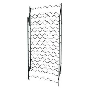 Oenophilia Alexander 60-Bottle Black Cellar Rack, Black, 010013