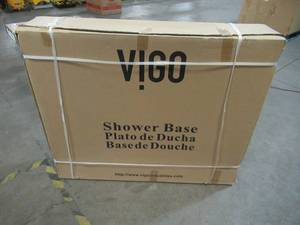 VIGO 32 in. x 40 in. Rectangular Shower Tray in White with Right Drain VG06019WHT3240R