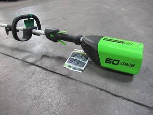 Greenworks 60-Volt Max 16-in Straight Brushless Cordless String Trimmer ST60L00