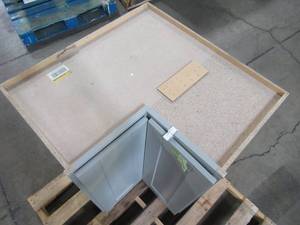 Hampton Bay Shaker Assembled 28.5x34.5x16.5 in. Lazy Susan Corner Base Kitchen Cabinet in Dove Gray KBLS36-SDV