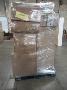 WHOLESALE MIXED PALLET OF DECORATIVE LIGHTING, CEILING FANS AND STANDING LAMPS