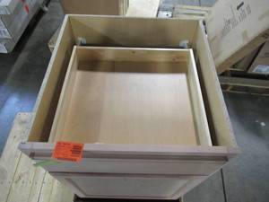 Hampton Bay Assembled 24x34.5x24 in. Base Kitchen Cabinet in Unfinished Beech KB24-UFDF