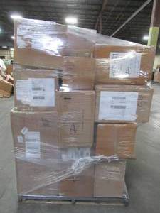 WHOLESALE MIXED PALLET OF MISCELLANEOUS CABINETS, LAMPS AND LIGHTING FIXTURES MOST ARE BRAND NAME - RIVER OF GOODS